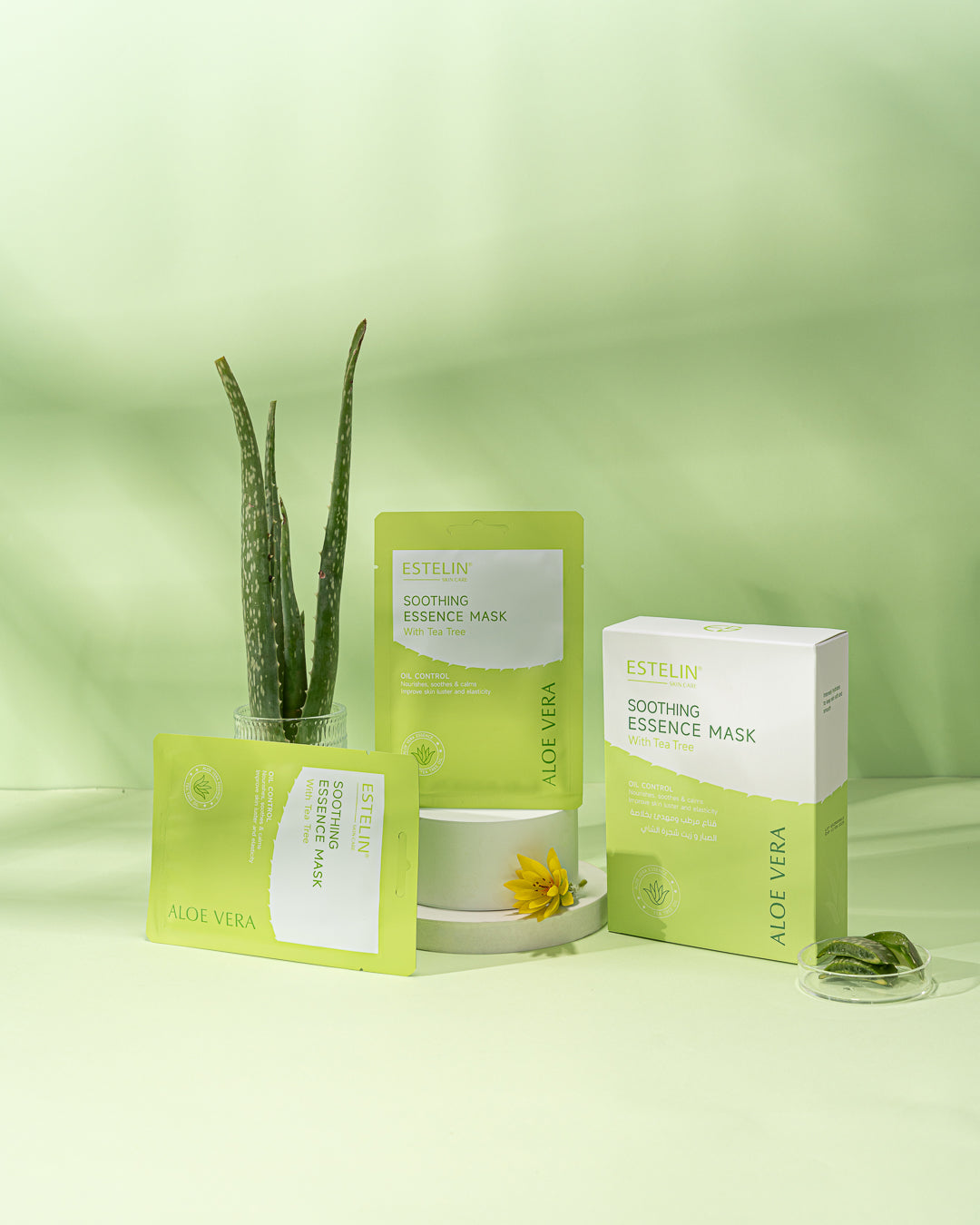 Estelin Soothing Essence Sheet Mask with Tea Tree & Aloe Vera