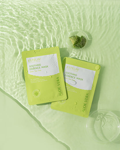 Estelin Soothing Essence Sheet Mask with Tea Tree & Aloe Vera