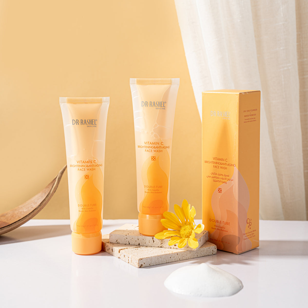 Vitamin C Double-Tube Face Wash 40g+40g