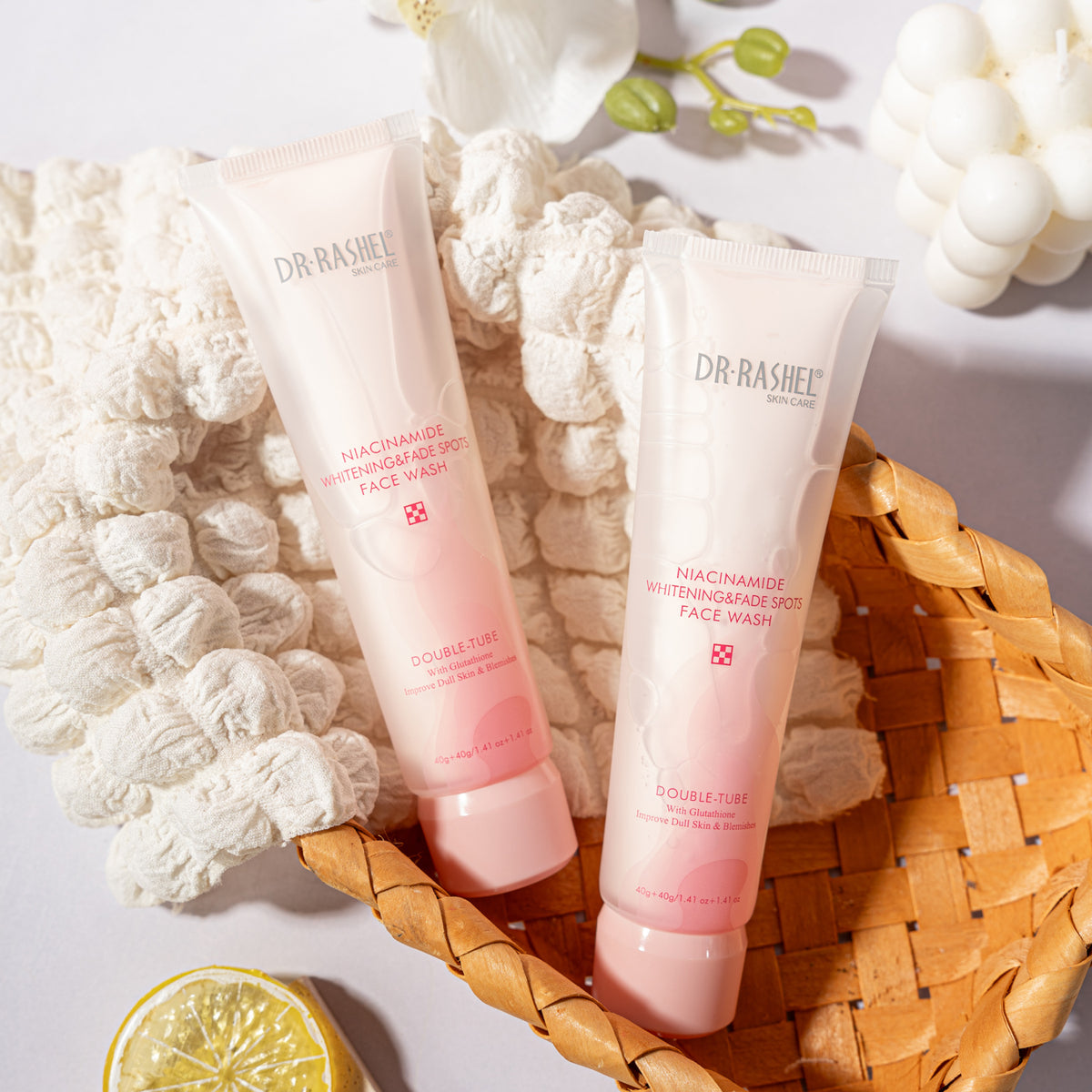Niacinamide Whitening Double-Tube Face Wash 40g+40g