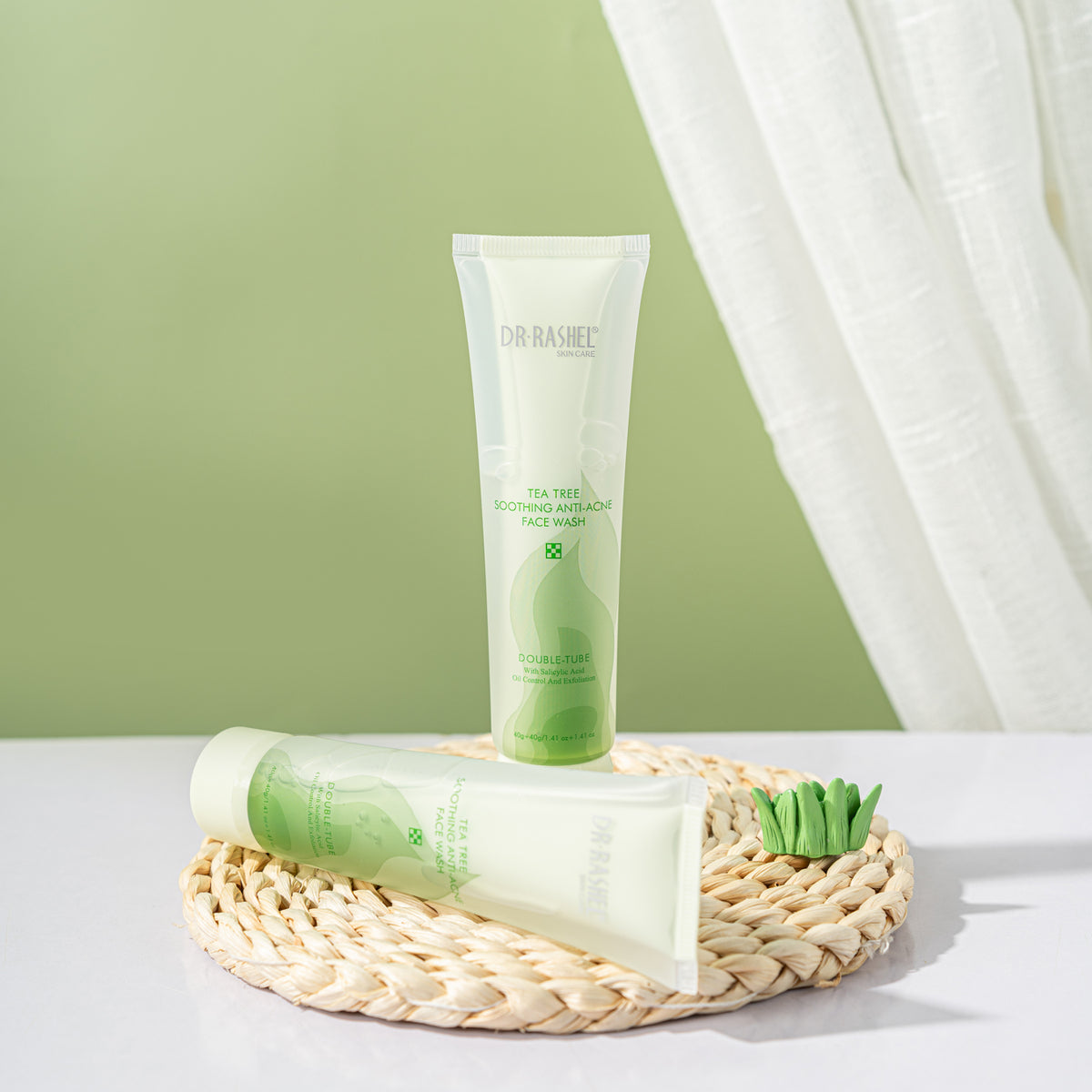 Tea Tree Double-Tube Face Wash 40g+40g