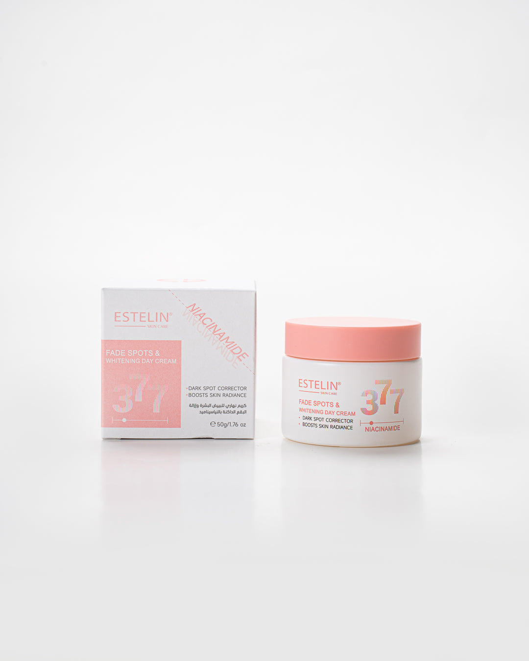 Estelin 377 Niacinamide Fade Spots & Whitening Day Cream – 50g
