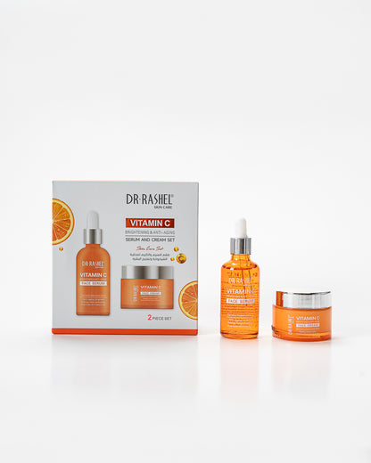 DR RASHEL Vitamin C Brightening & Anti-Aging Serum and Cream Set (2-Piece Set)