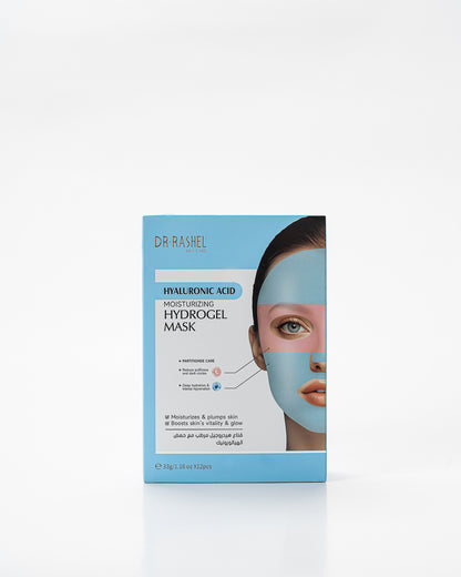 DR RASHEL Hyaluronic Acid Moisturizing Hydrogel Mask – Deep Hydration, Skin Plumping (Pack of 12)