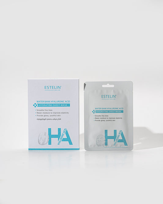 Estelin Water Bank Hyaluronic Acid Hydrating Sheet Mask – 25G