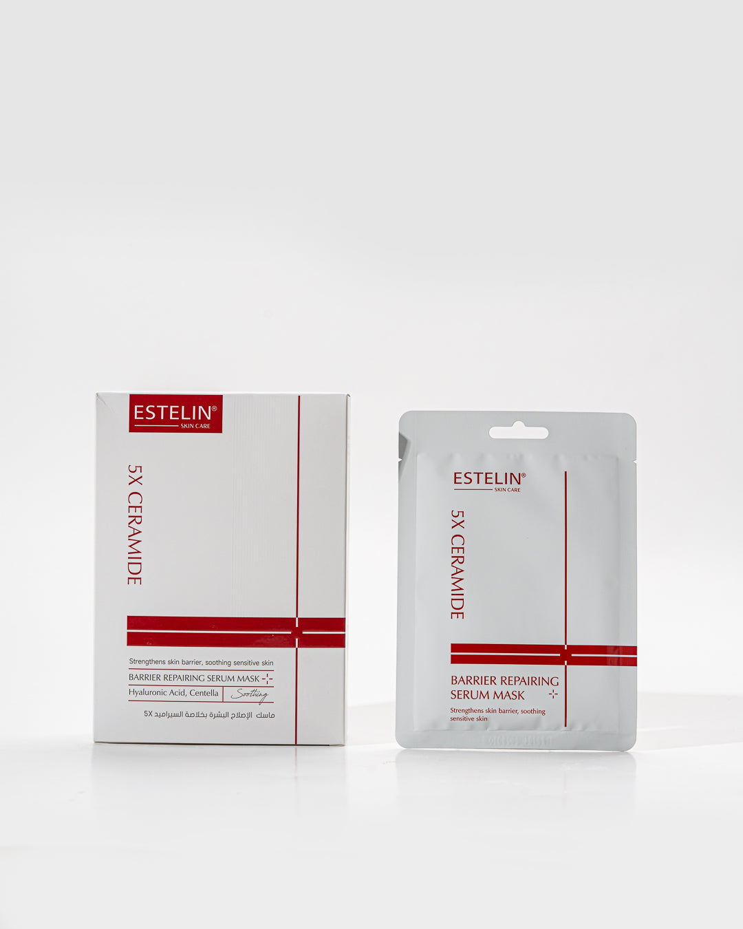 Estelin 5x Ceramide Barrier Repairing Serum Mask – 25G