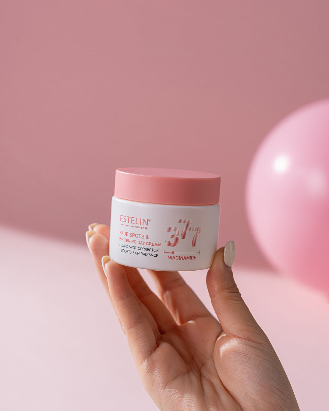 Estelin 377 Niacinamide Fade Spots & Whitening Day Cream – 50g