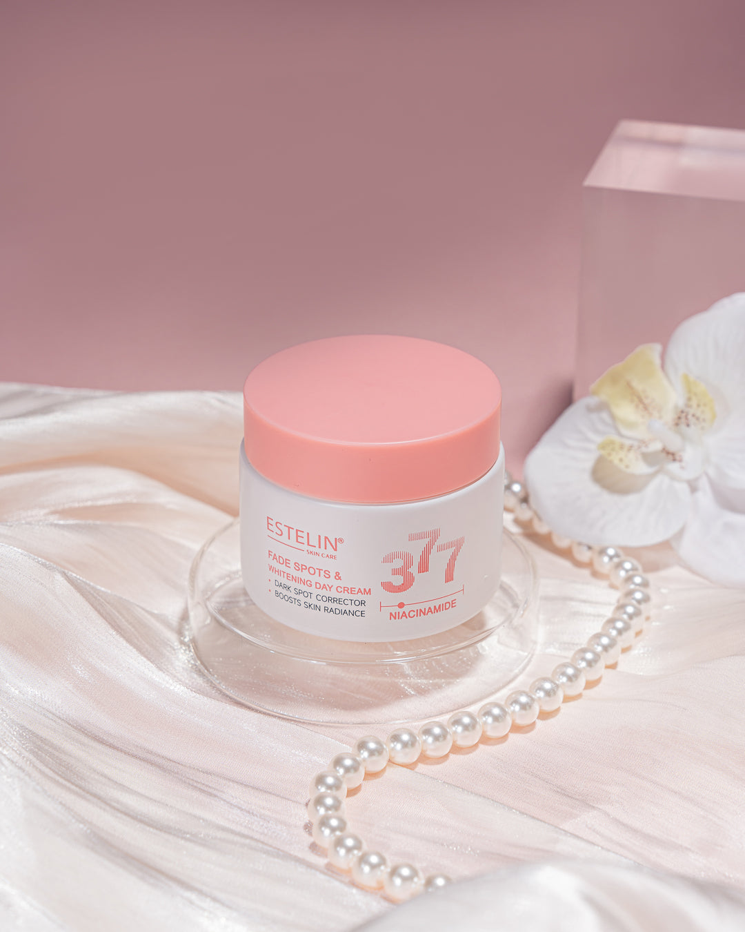 Estelin 377 Niacinamide Fade Spots & Whitening Day Cream – 50g