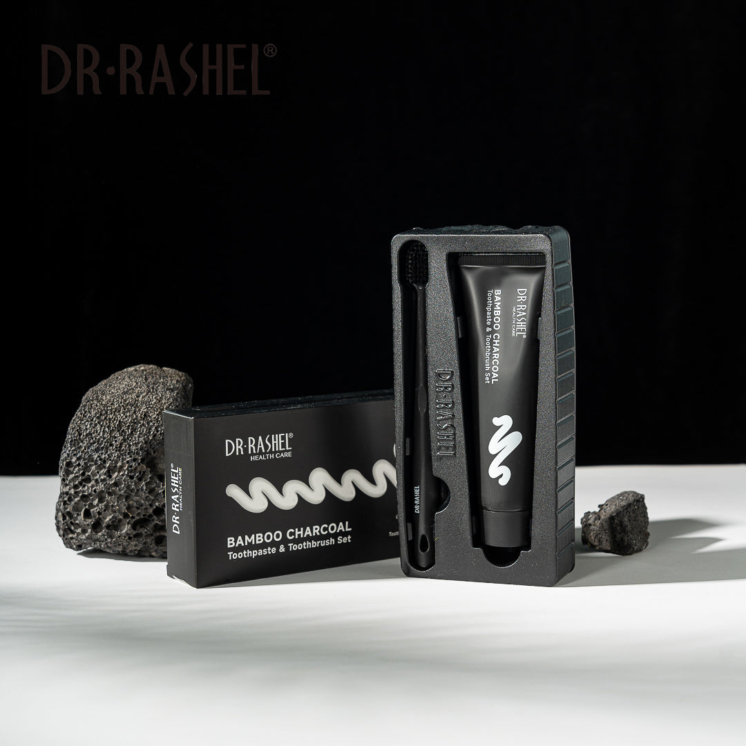 Bamboo Charcoal Toothbrush Set – Pack of 2