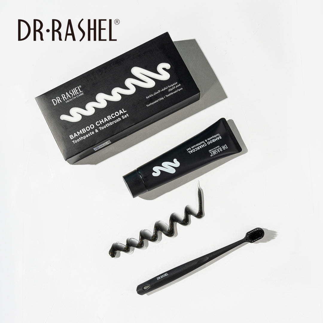 Bamboo Charcoal Toothbrush Set – Pack of 2