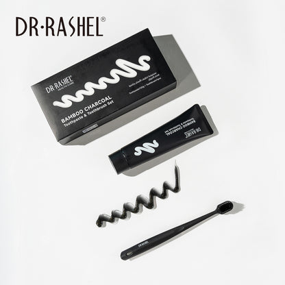 Bamboo Charcoal Toothbrush Set – Pack of 2