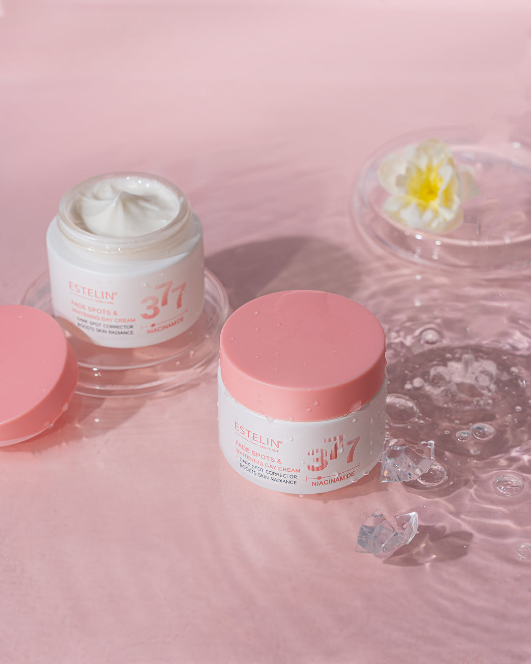 Estelin 377 Niacinamide Fade Spots & Whitening Day Cream – 50g