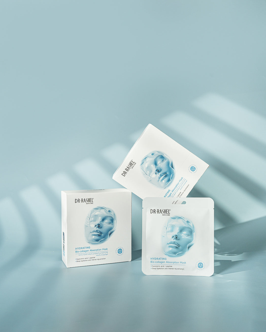 DR RASHEL Hydrating Bio-Collagen Absorption Mask (Pack of 12) – Deep Hydration & Intense Rejuvenation