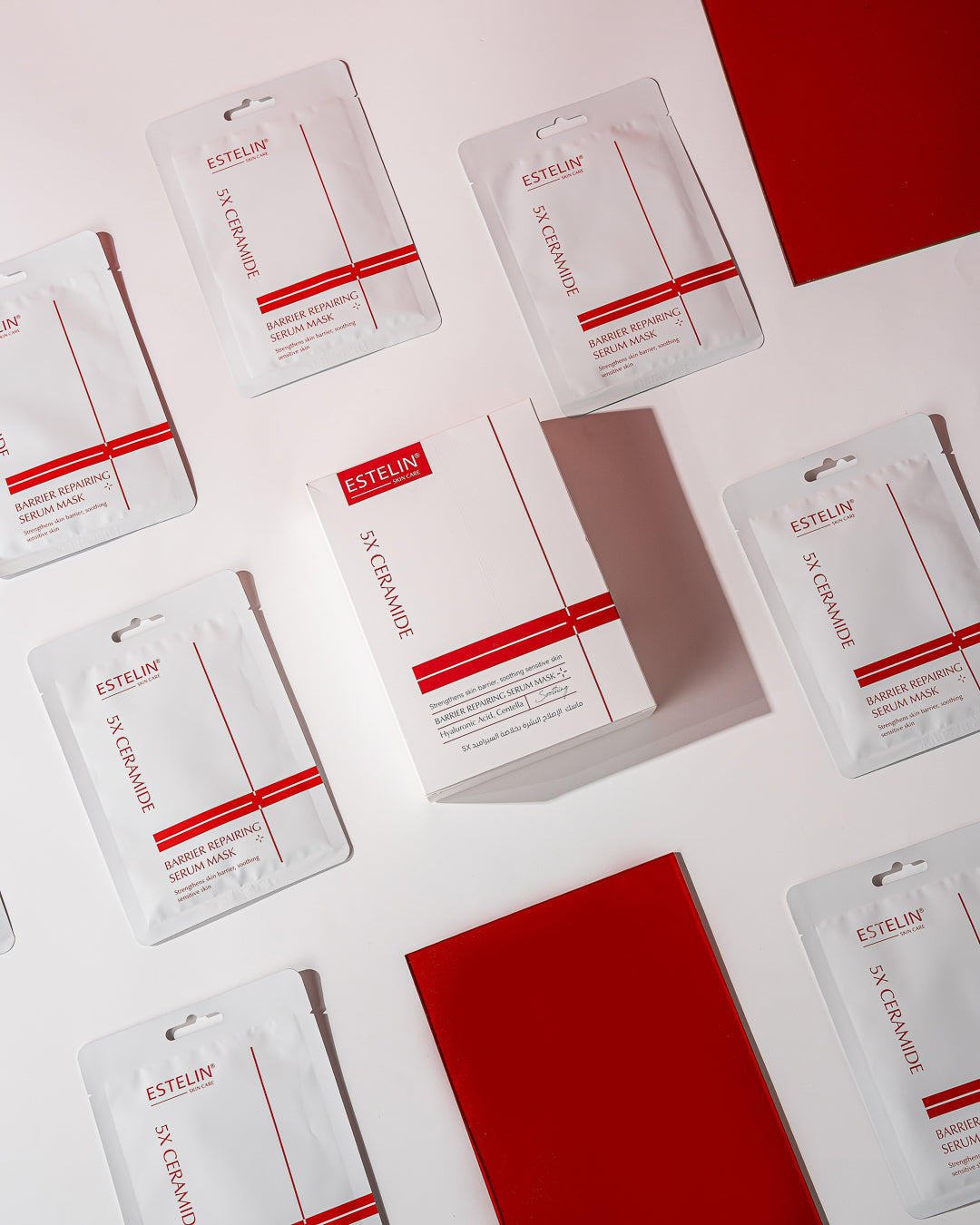 Estelin 5x Ceramide Barrier Repairing Serum Mask – 25G