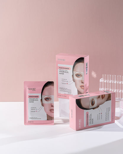 DR RASHEL Niacinamide Fade Dark Spot Hydrogel Mask – Brightening, Dark Spot Removal (Pack of 12)