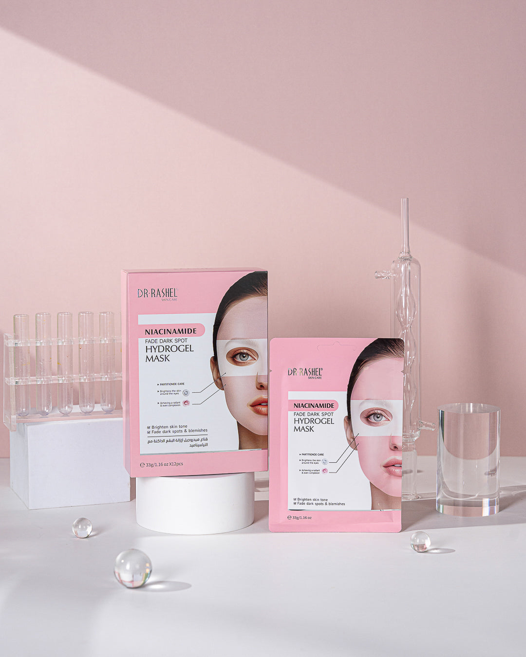 Niacinamide Fade Dark Spot Hydrogel Mask Pack of 12 – 33G