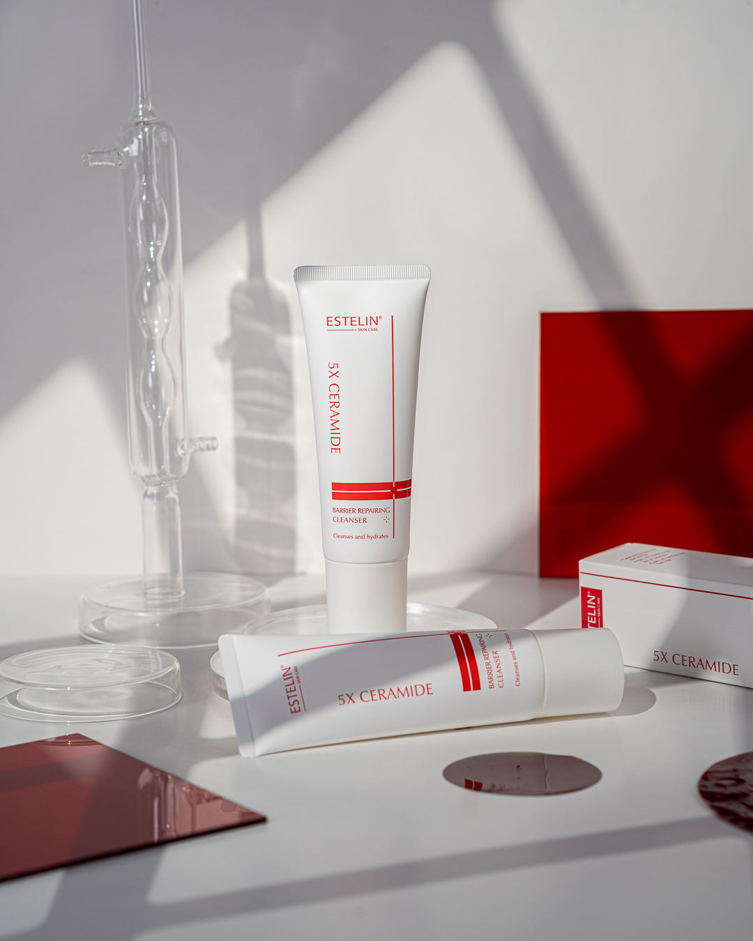 Estelin 5x Ceramide Barrier Repairing Cleanser – 120g