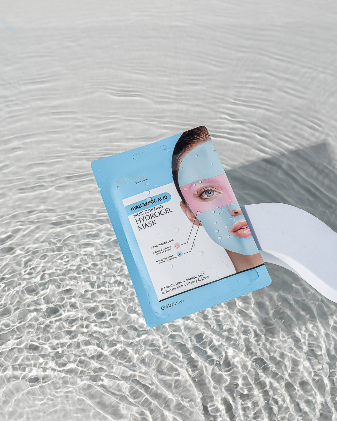 DR RASHEL Hyaluronic Acid Moisturizing Hydrogel Mask – Deep Hydration, Skin Plumping (Pack of 12)