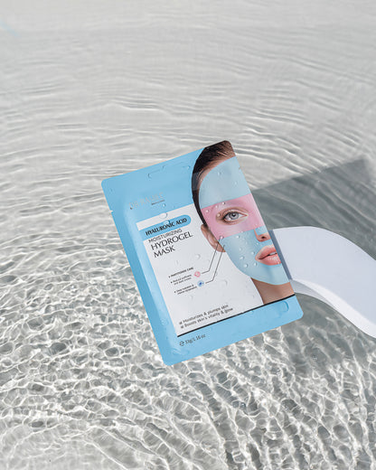 DR RASHEL Hyaluronic Acid Moisturizing Hydrogel Mask – Deep Hydration, Skin Plumping (Pack of 12)