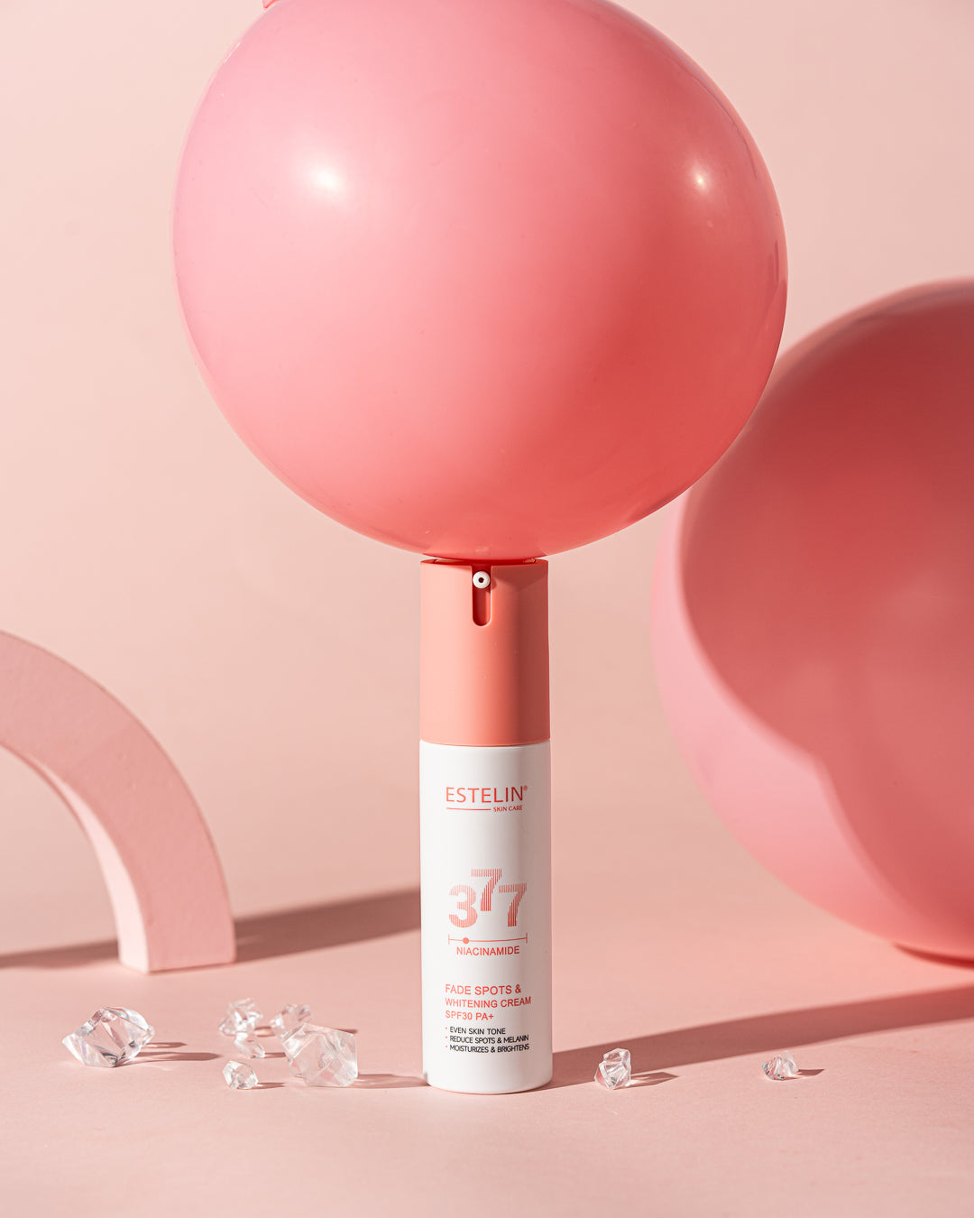 Estelin 377 Niacinamide Fade Spots & Whitening Cream SPF30 PA++ – 60ml