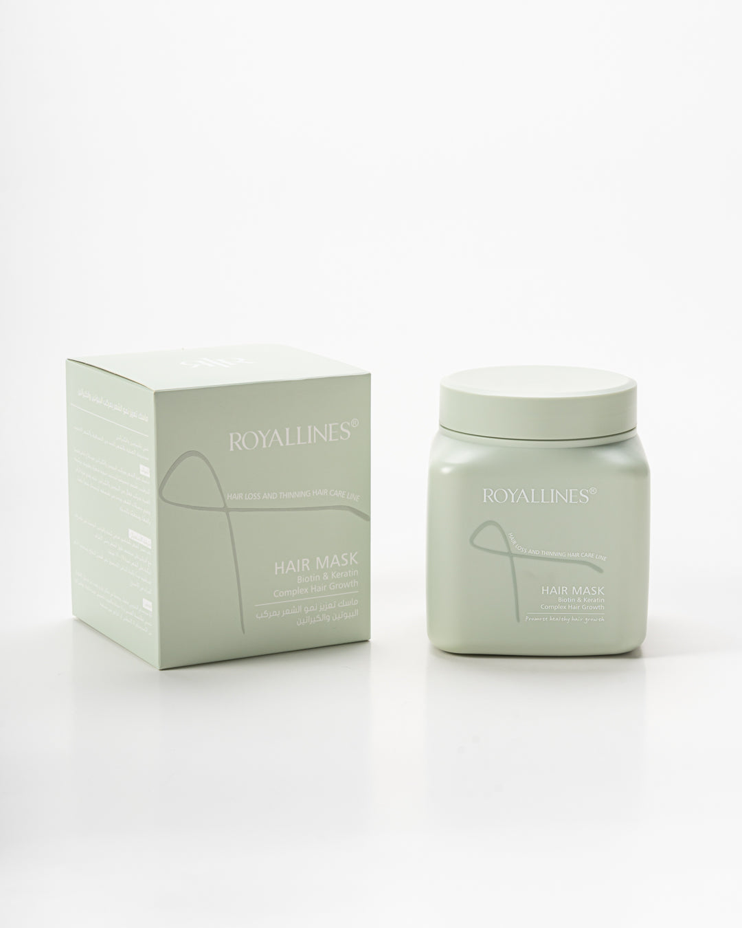 Royallines Curls & Waves Hair Mask – 800ml | Biotin & Keratin for Curly & Wavy Hair