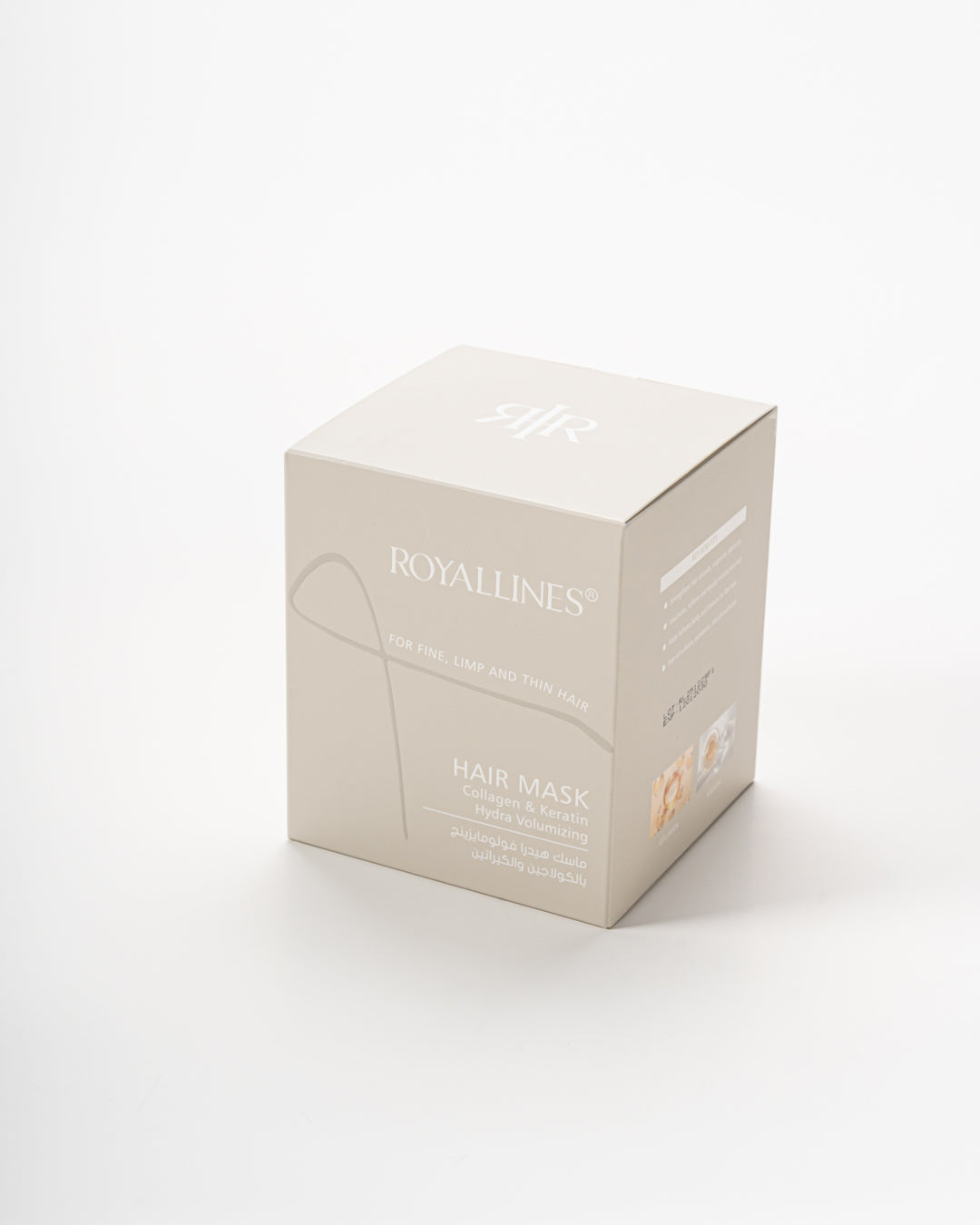Royallines Hydra Volumizing Hair Mask – 800ml | Collagen & Keratin for Fine & Flat Hair