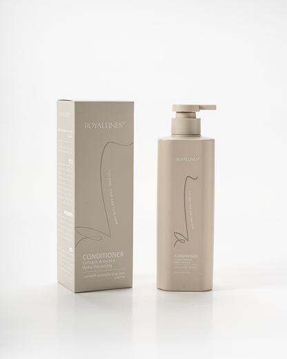Royallines Hydra Volumizing Conditioner – 500ml | Collagen & Keratin for Fine & Flat Hair