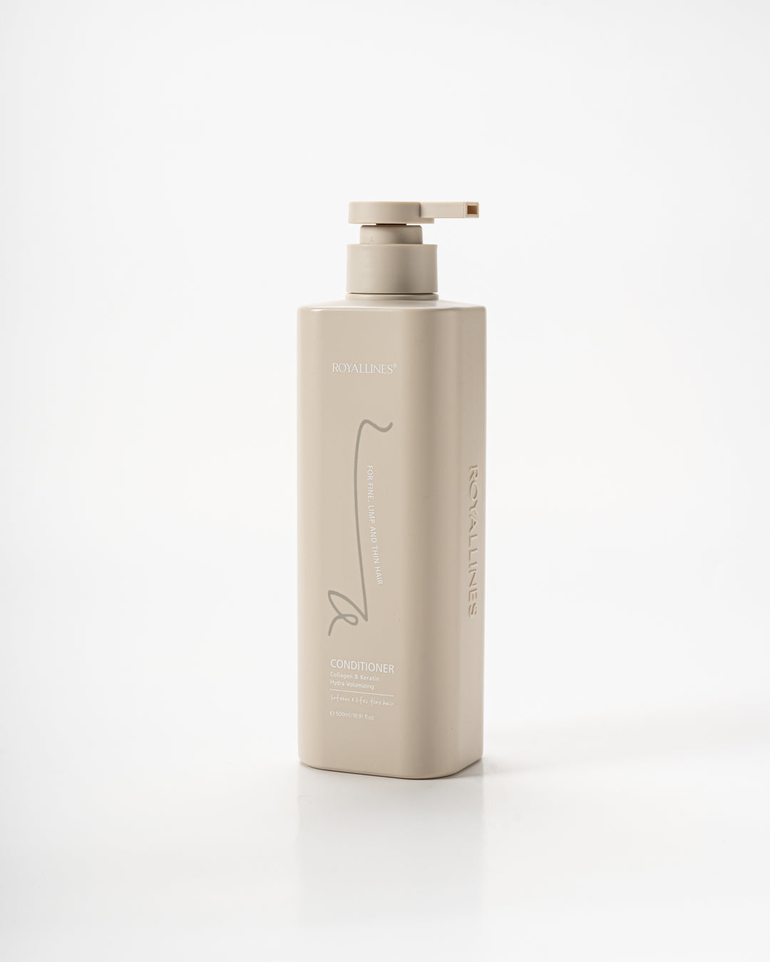 Royallines Hydra Volumizing Conditioner – 500ml | Collagen & Keratin for Fine & Flat Hair