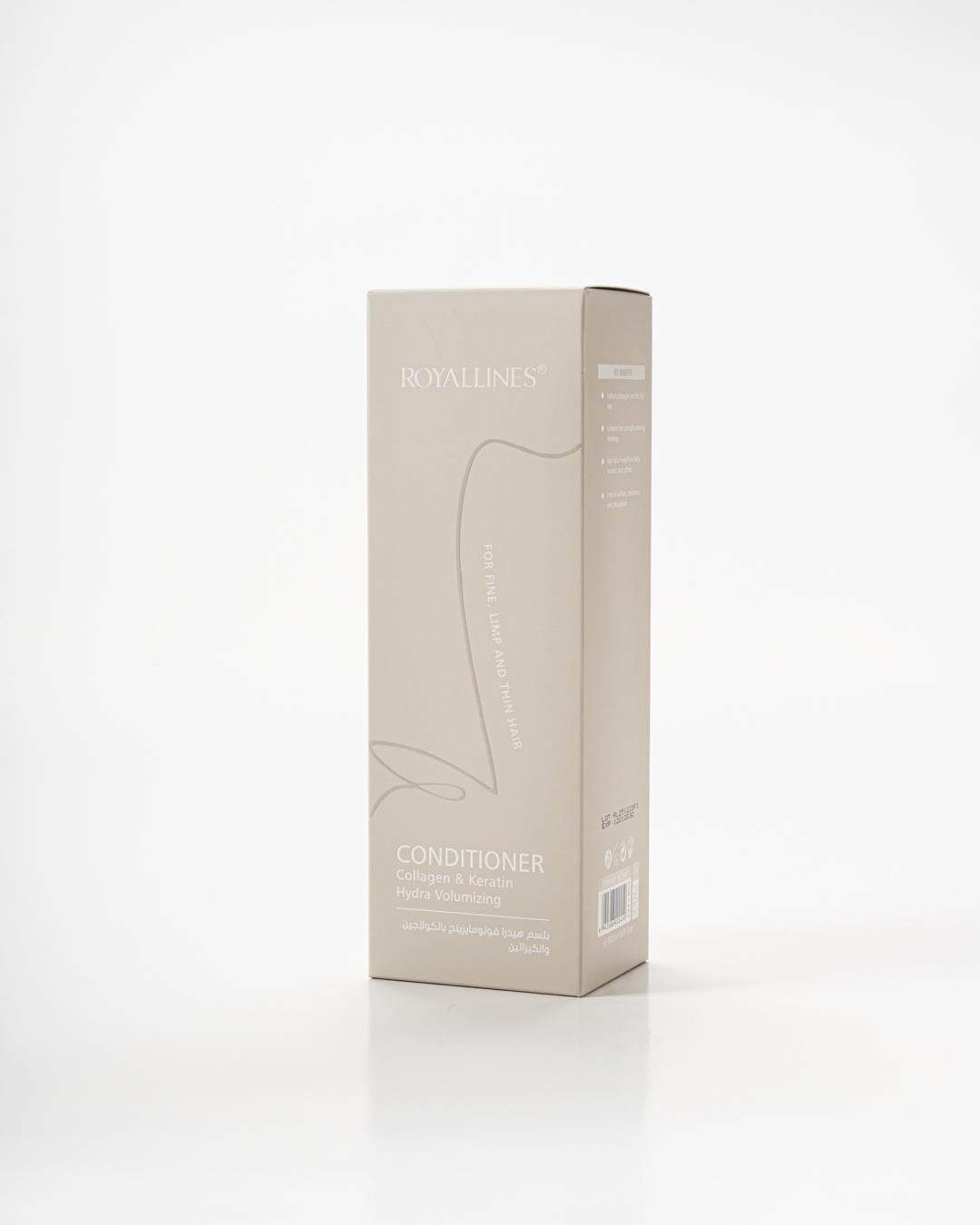 Royallines Hydra Volumizing Conditioner – 500ml | Collagen & Keratin for Fine & Flat Hair