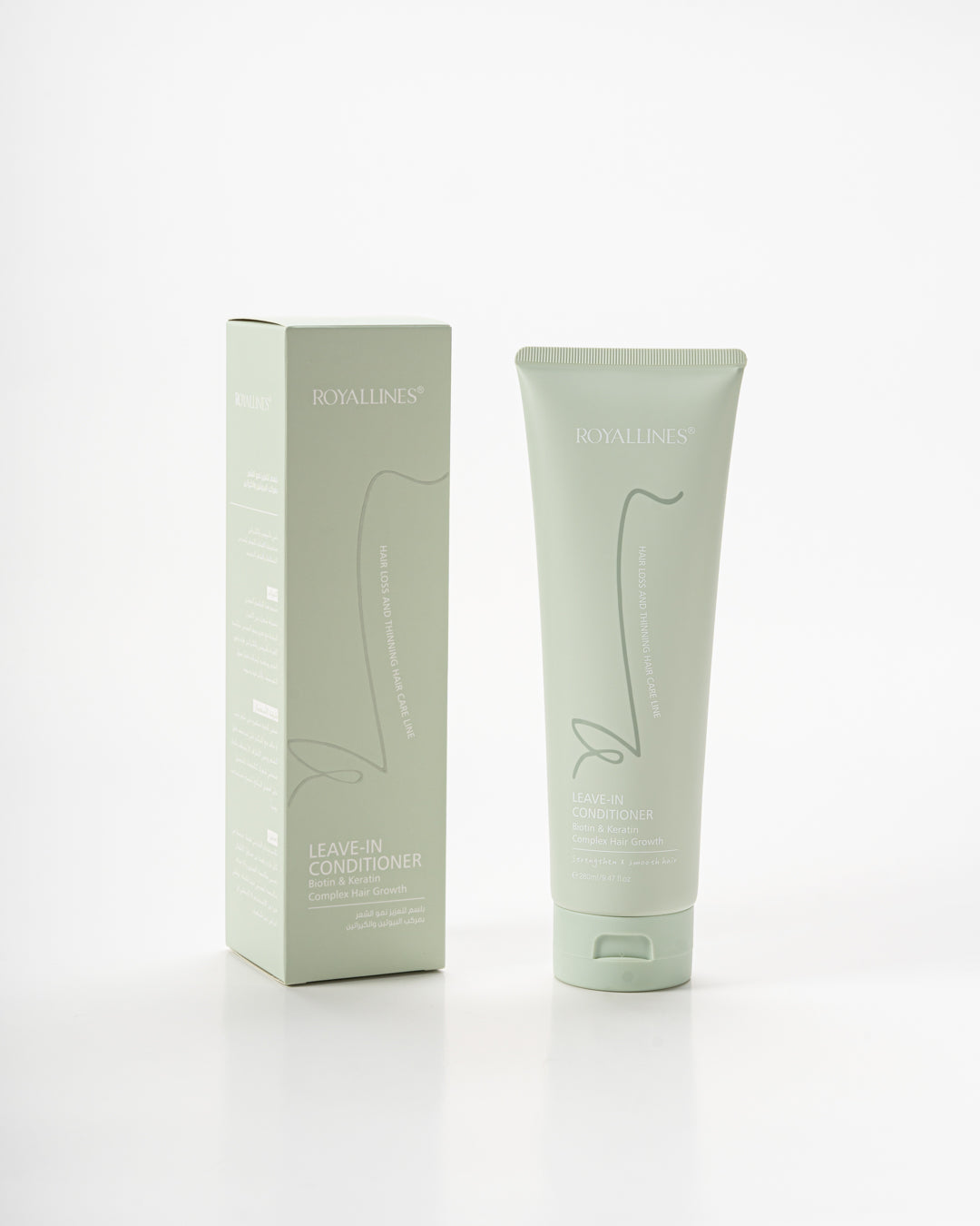 Royallines Curls & Waves Leave-In Conditioner – 280ml | Biotin & Keratin for Curly & Wavy Hair