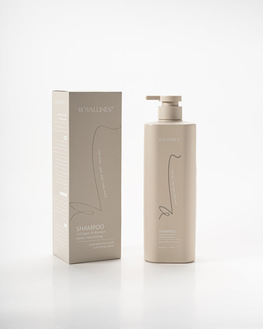 Royallines Hydra Volumizing Shampoo – 800ml | Collagen & Keratin for Fine & Flat Hair