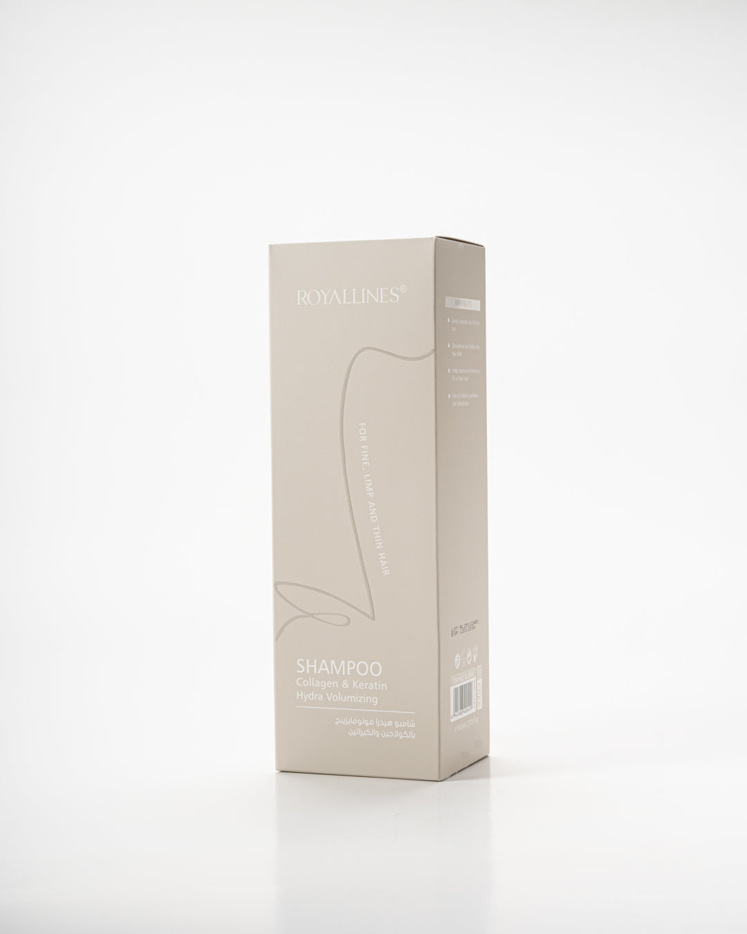 Royallines Hydra Volumizing Shampoo – 800ml | Collagen & Keratin for Fine & Flat Hair