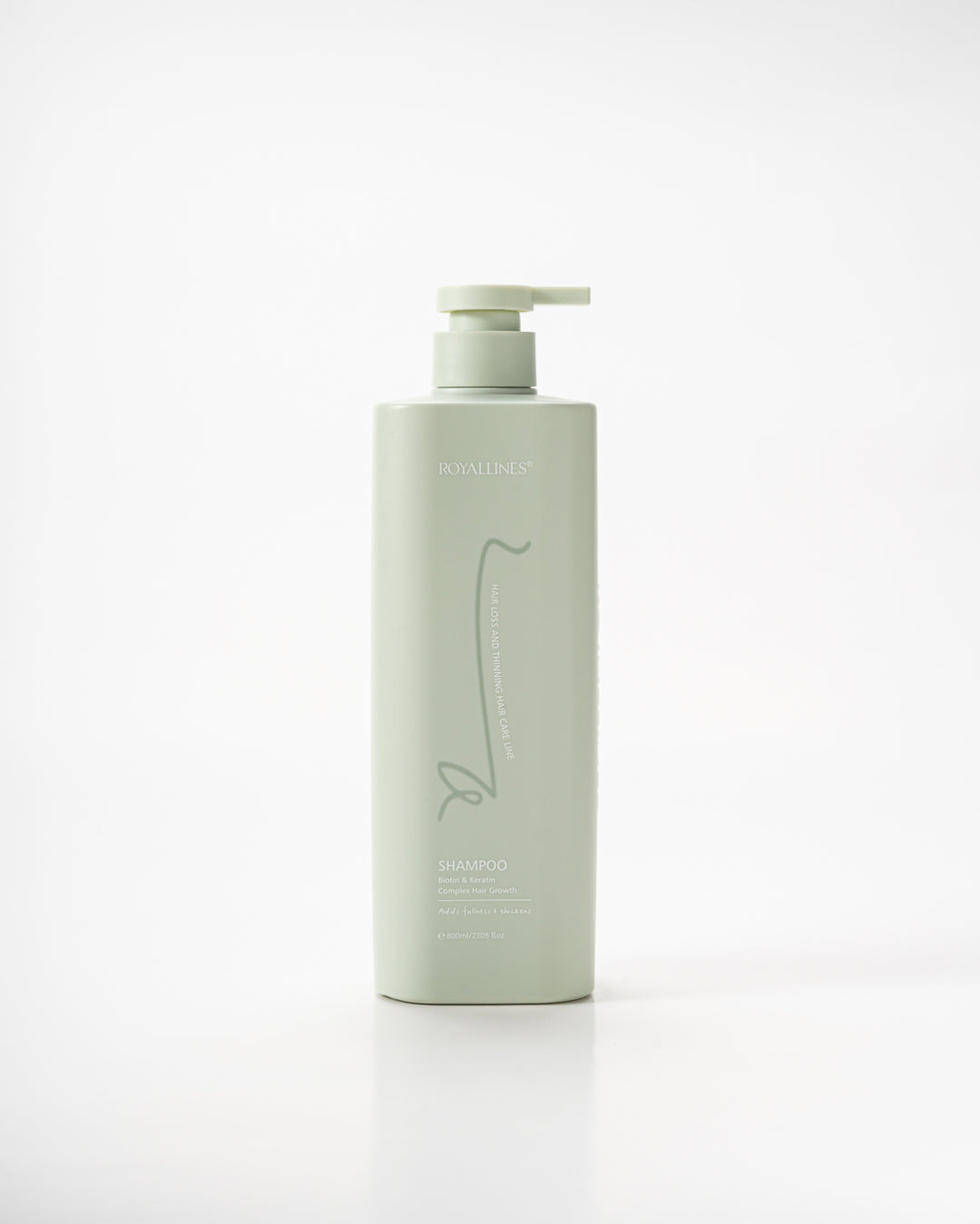Royallines Curls & Waves Shampoo – 800ml | Biotin & Keratin for Curly & Wavy Hair