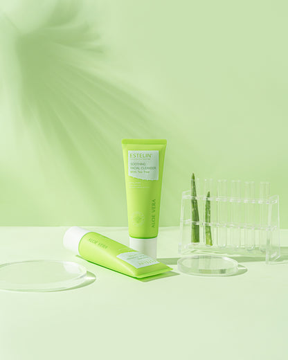 Estelin Soothing Facial Cleanser with Tea Tree & Aloe Vera 