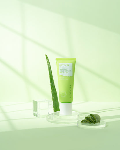 Estelin Soothing Facial Cleanser with Tea Tree & Aloe Vera 