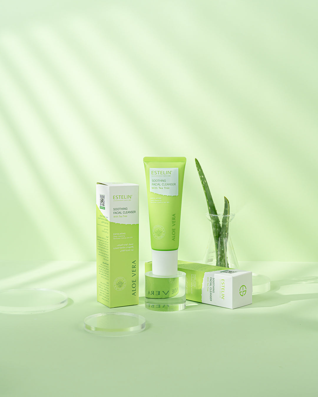 Estelin Soothing Facial Cleanser with Tea Tree & Aloe Vera 