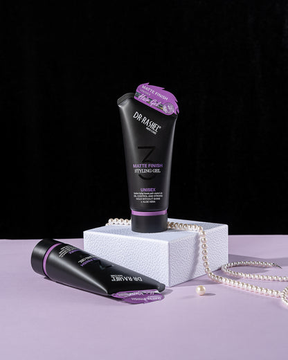 DR RASHEL Matte Finish Styling Gel Unisex – Oil Control, Strong Hold Without Shine, Aloe Vera Infused Non-Greasy Styling Gel