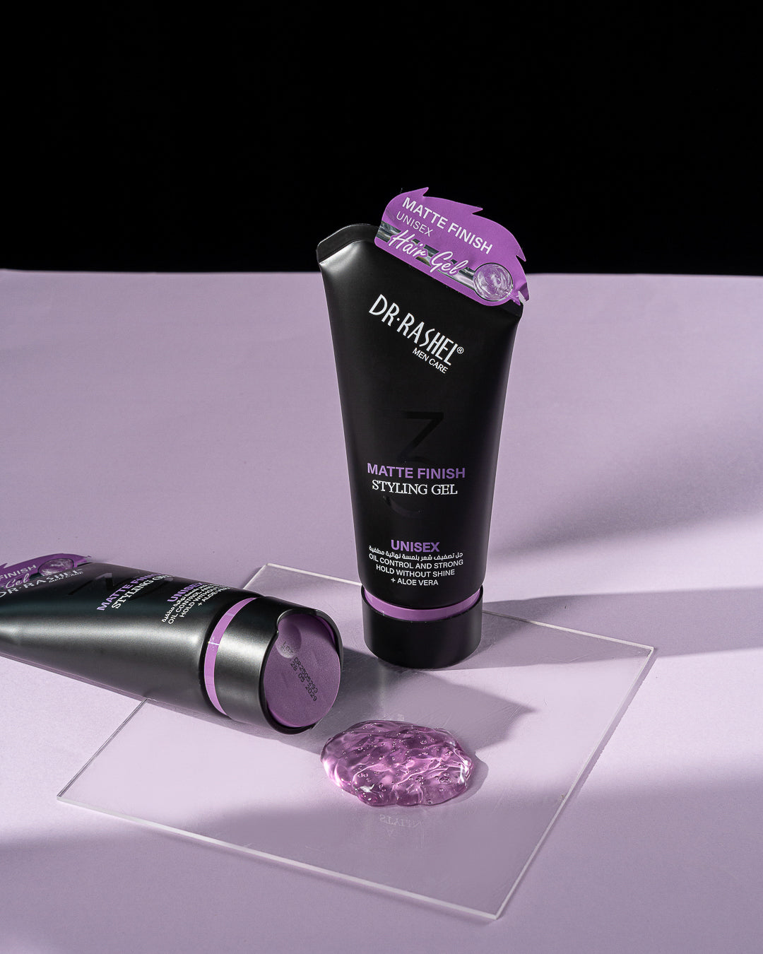 DR RASHEL Matte Finish Styling Gel Unisex – Oil Control, Strong Hold Without Shine, Aloe Vera Infused Non-Greasy Styling Gel