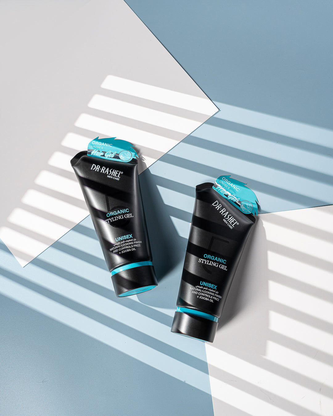 DR RASHEL Organic Styling Gel Unisex – Natural-Looking Finish, Frizz Control, Lightweight Hold, Jojoba Oil Infused Non-Sticky Styling Gel