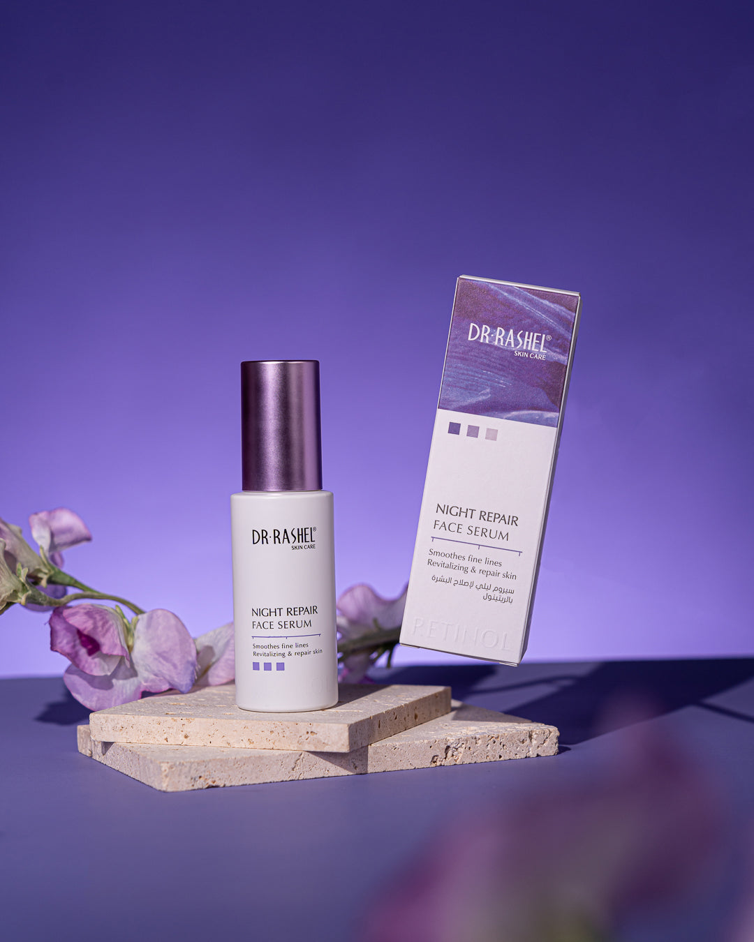 Dr Rashel Night Repair Face Serum – 50ml Advanced Overnight Recovery Serum with Niacinamide, Hyaluronic Acid & Antioxidants