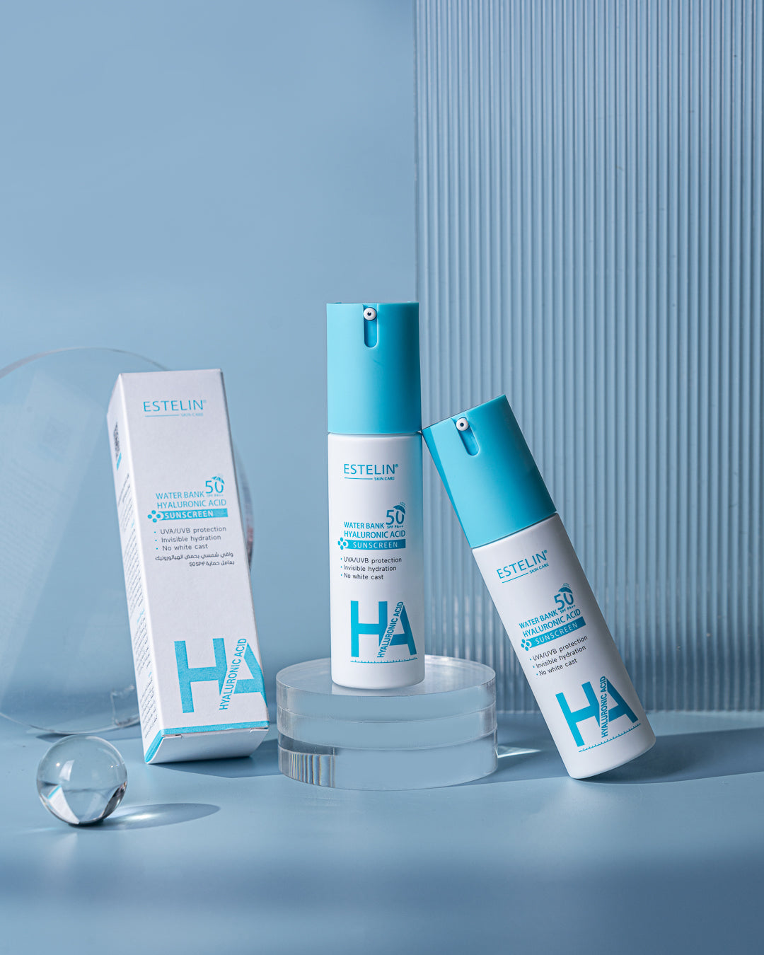 Estelin Water Bank Hyaluronic Acid Sunscreen SPF50 – 60G