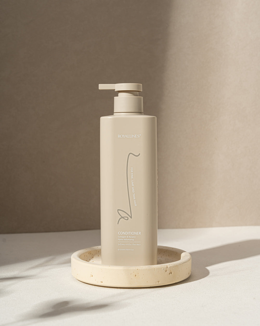 Royallines Hydra Volumizing Conditioner – 500ml | Collagen & Keratin for Fine & Flat Hair