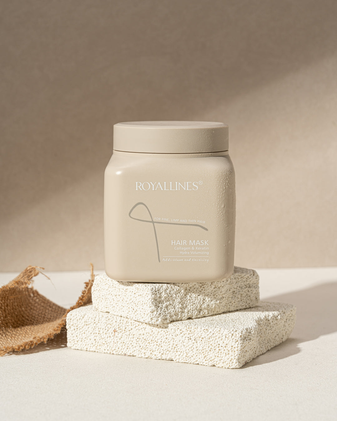 Royallines Hydra Volumizing Hair Mask – 800ml | Collagen & Keratin for Fine & Flat Hair