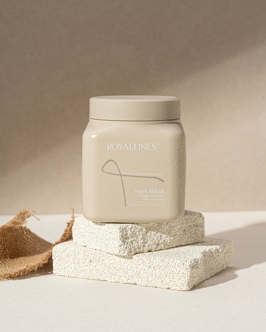 Royallines Hydra Volumizing Hair Mask – 800ml | Collagen & Keratin for Fine & Flat Hair