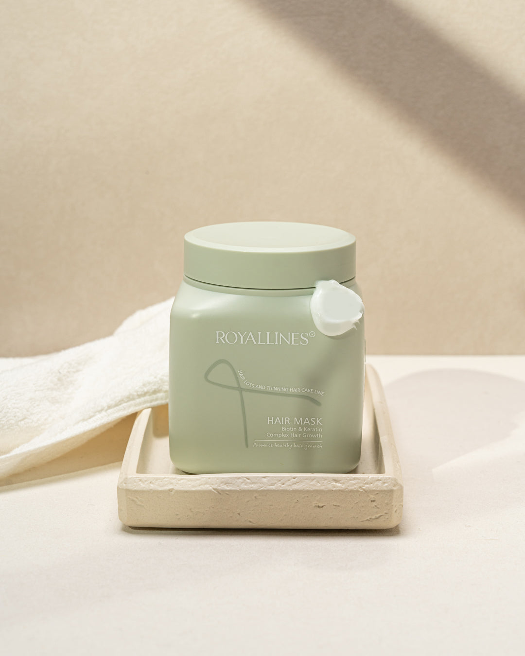 Royallines Curls & Waves Hair Mask – 800ml | Biotin & Keratin for Curly & Wavy Hair