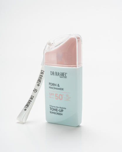 Light texture swatch of Dr Rashel PDRN Niacinamide Tone-Up Sunscreen