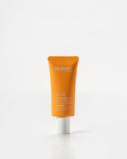 Dr Rashel Vitamin C Brightening Sunscreen SPF 50 – Daily Sun Protection with Glow-Boosting Formula (60g)