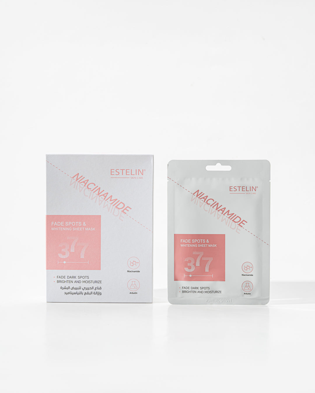 Estelin 377 Niacinamide Fade Spots & Whitening Sheet Mask – 25G