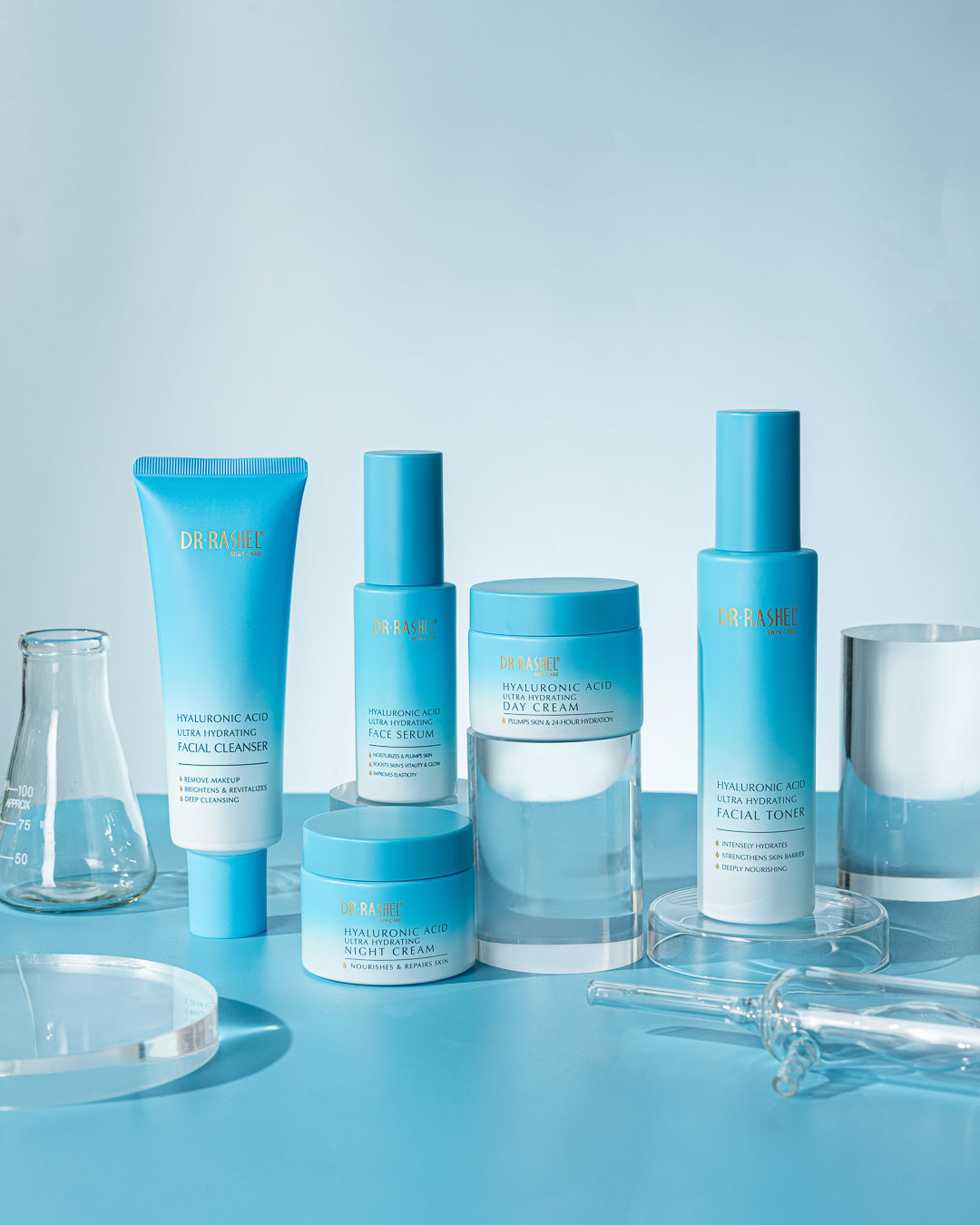 Hyaluronic Acid Ultra Hydrating Complete Skin Care Set – (6 PCS)