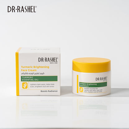 Dr Rashel Turmeric Face Cream – Dark Spot Corrector & Skin Brightening Moisturizer for Scars and Uneven Tone